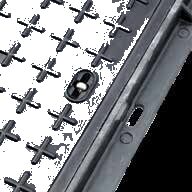 Compact utility SMC manhole cover 350x350mm